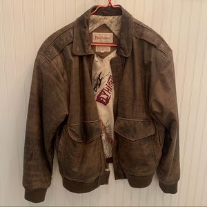 Mens Bechamel genuine leather jacket.